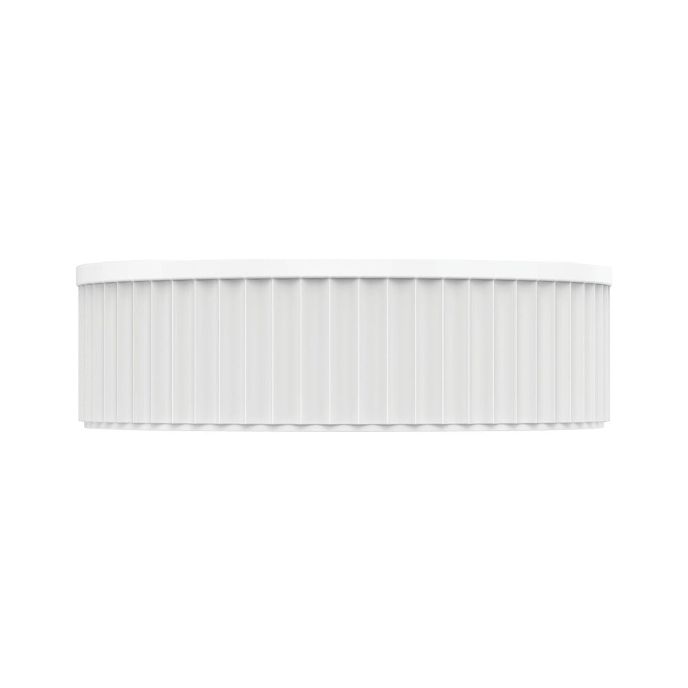 Fienza Minka Fluted Above Counter Solid Surface Basin CSB802