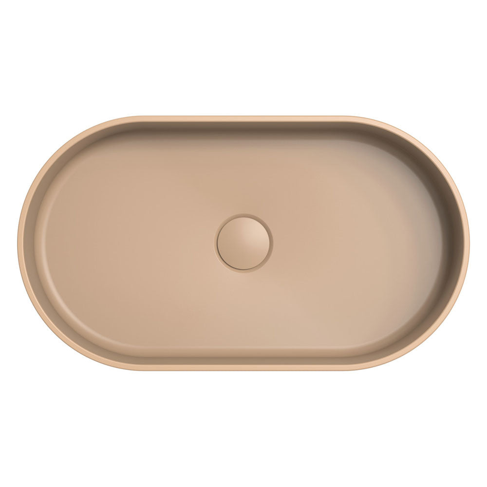 Fienza Minka Pill Fluted Above Counter Solid Surface Basin CSB804