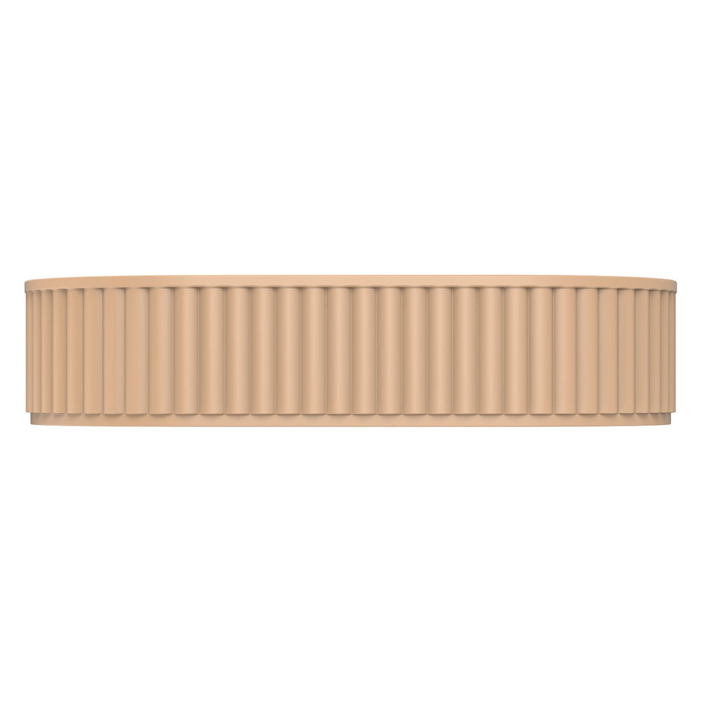 Fienza Minka Pill Fluted Above Counter Solid Surface Basin CSB804