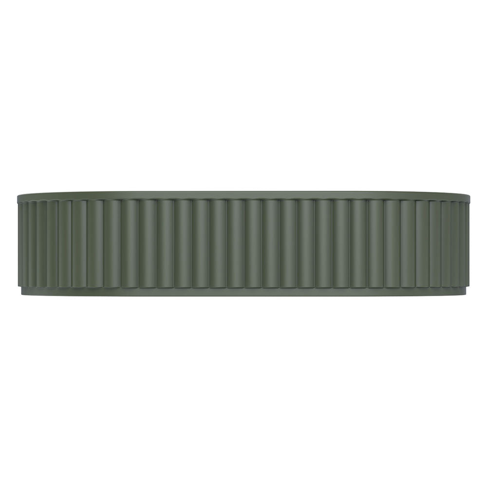 Fienza Minka Pill Fluted Above Counter Solid Surface Basin CSB804