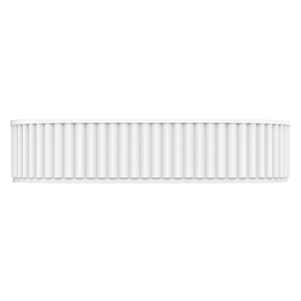 Fienza Minka Pill Fluted Above Counter Solid Surface Basin CSB804