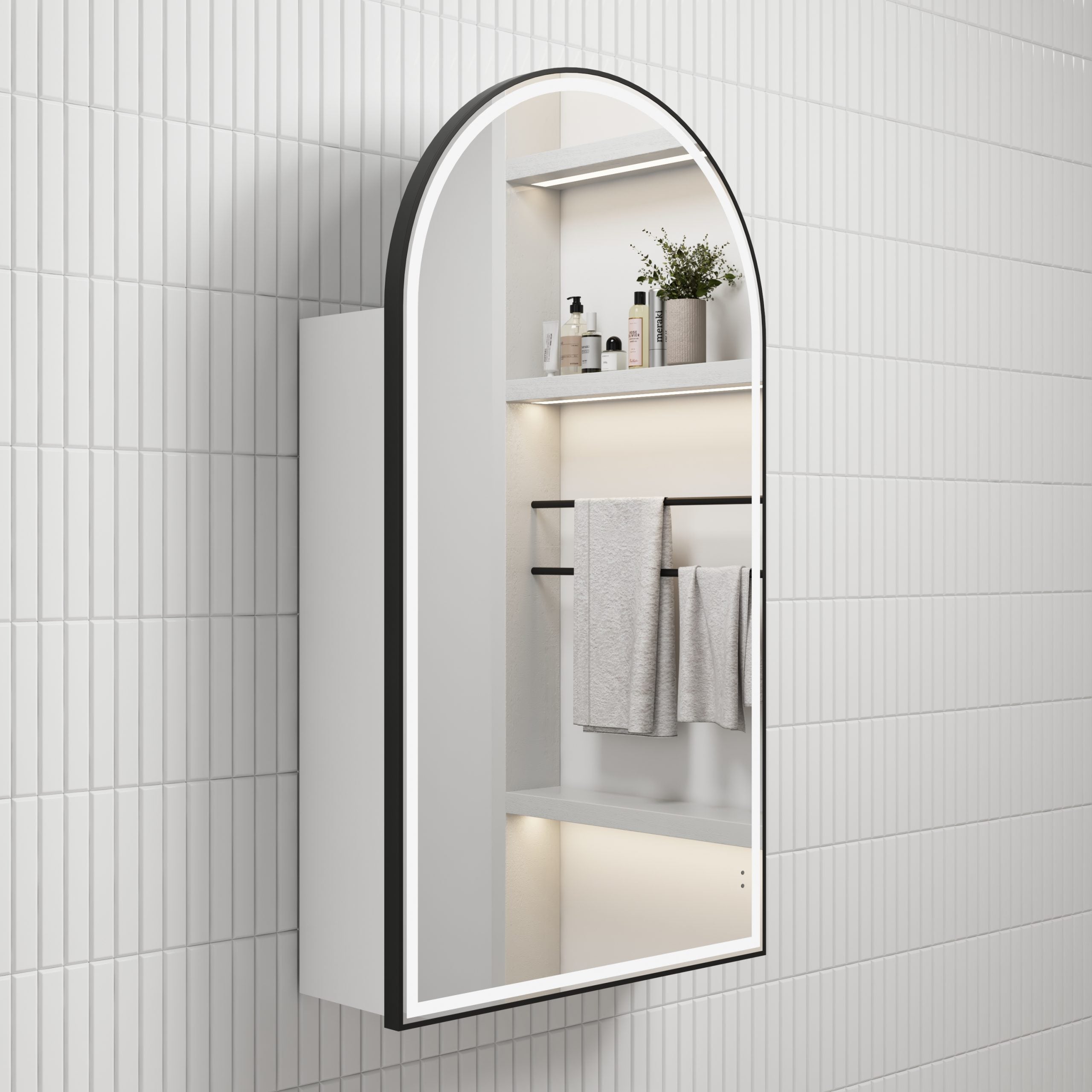 Aulic Canterbury LED Frame Shaving Cabinet