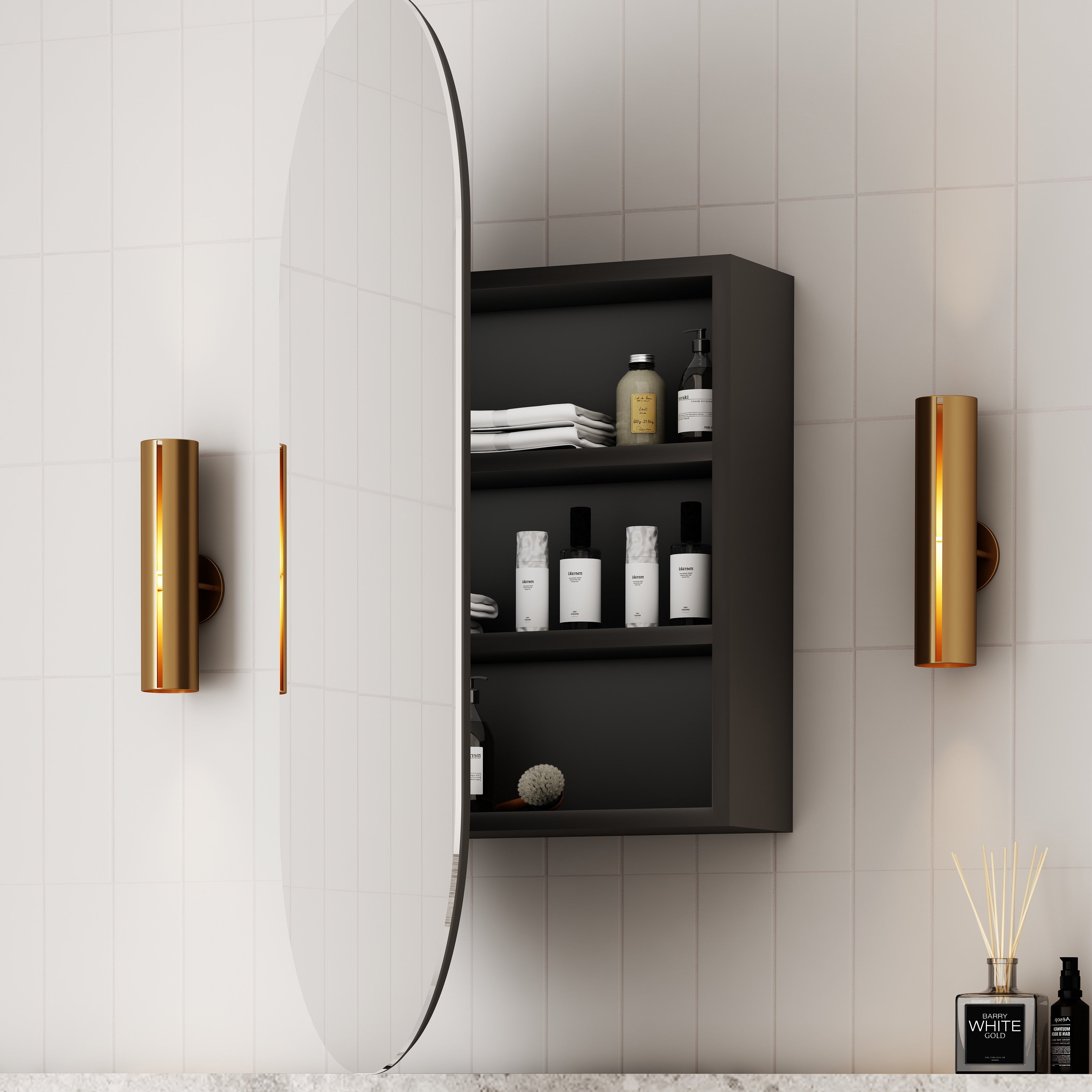 Cassa Design 450mm Elli Pill Shaving Cabinet