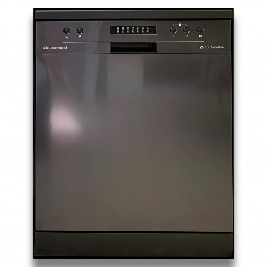 Kleenmaid 60cm Dishwasher Black Stainless Steel - DW6020XB