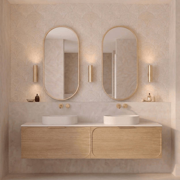 Cassa Design Elli Pill 450mm Framed Shaving Cabinet