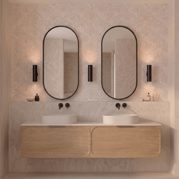 Cassa Design Elli Pill 450mm Framed Shaving Cabinet