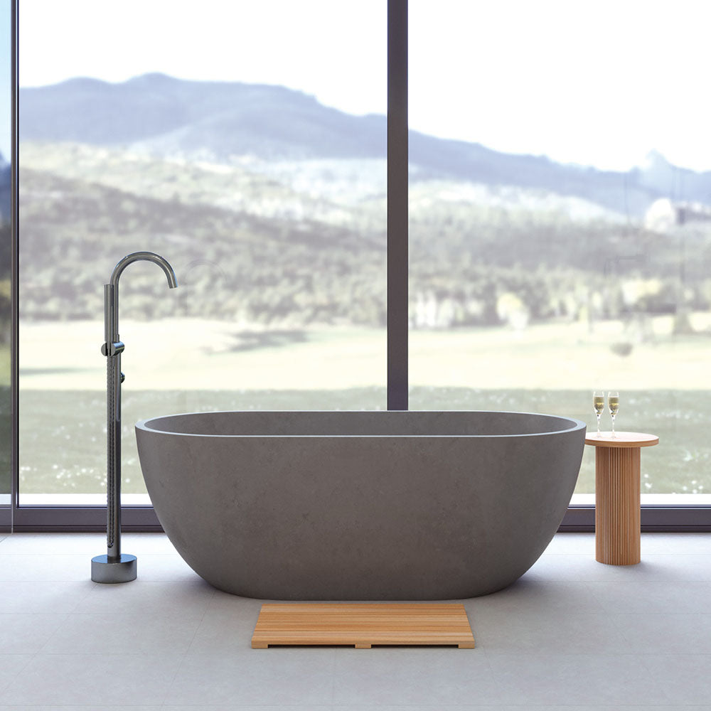 Fienza Jada Freestanding Concrete Bath FC12
