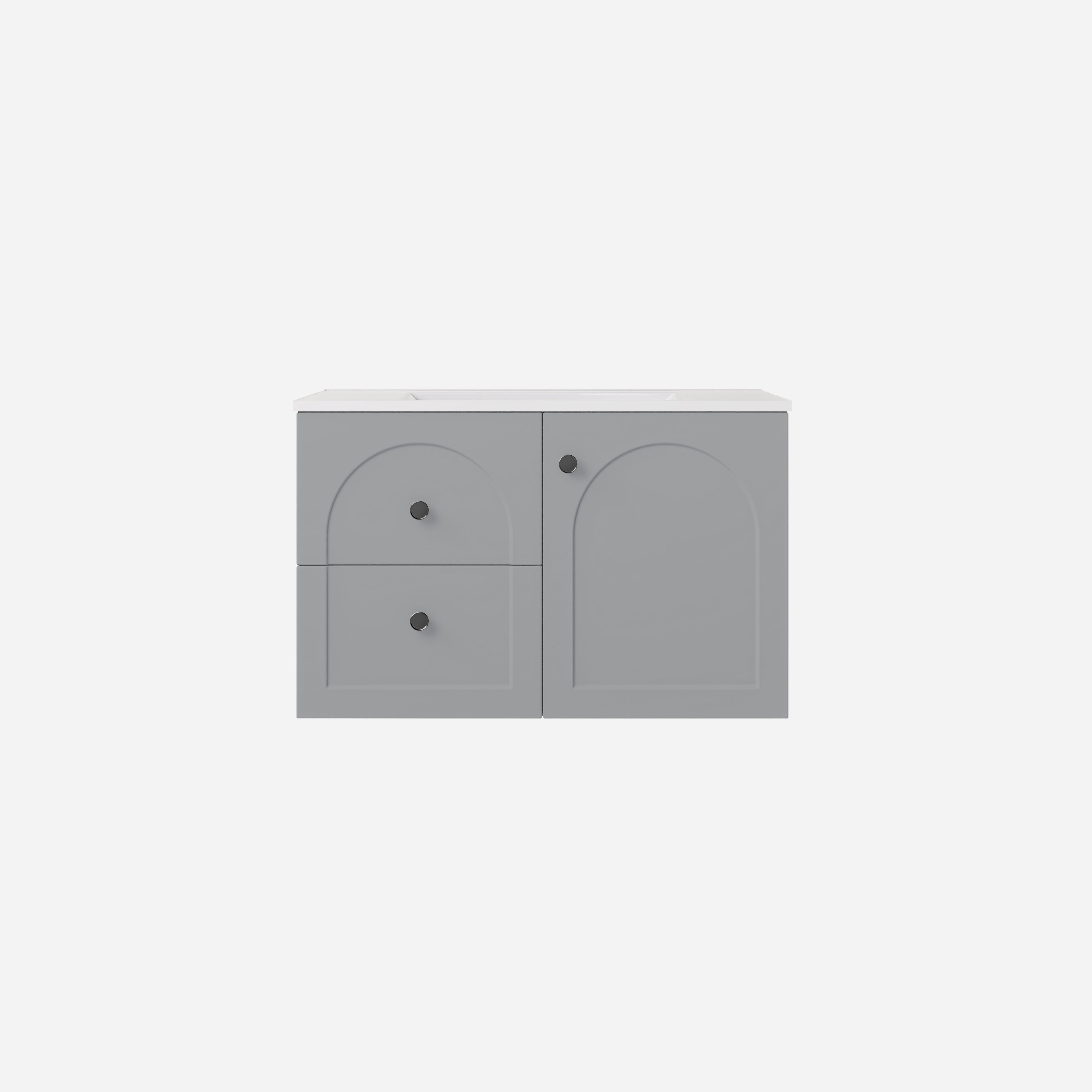 Lukka Chester 750mm Wall Hung Left-Hand Drawers Vanity Cabinet