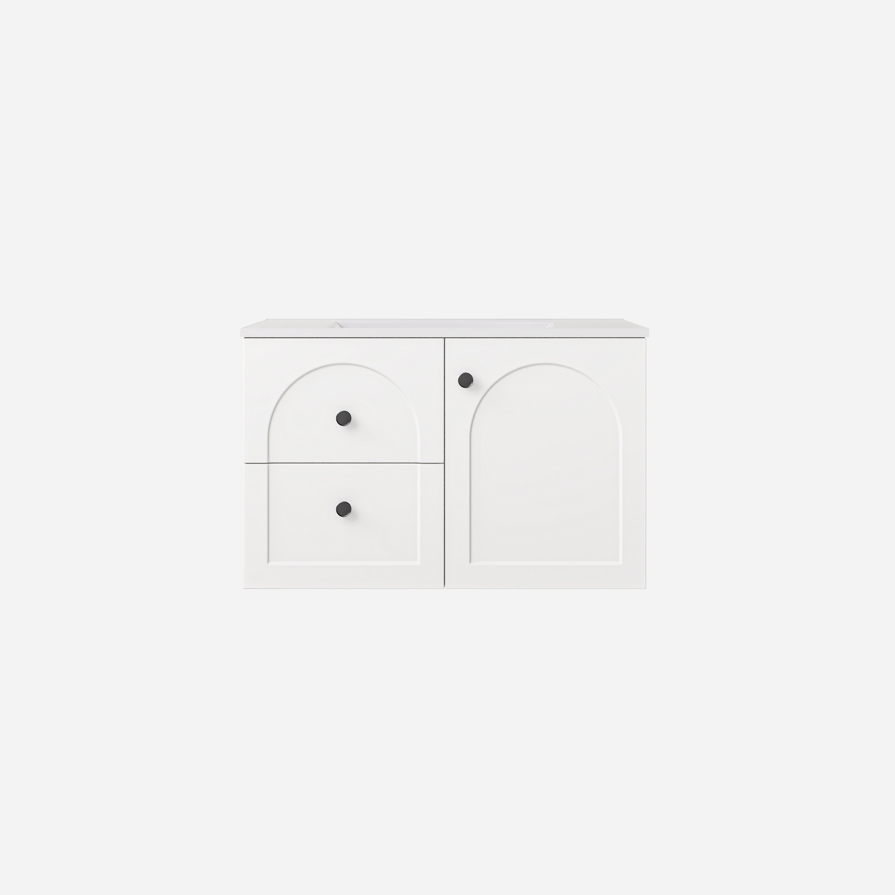 Lukka Chester 750mm Wall Hung Left-Hand Drawers Vanity Cabinet