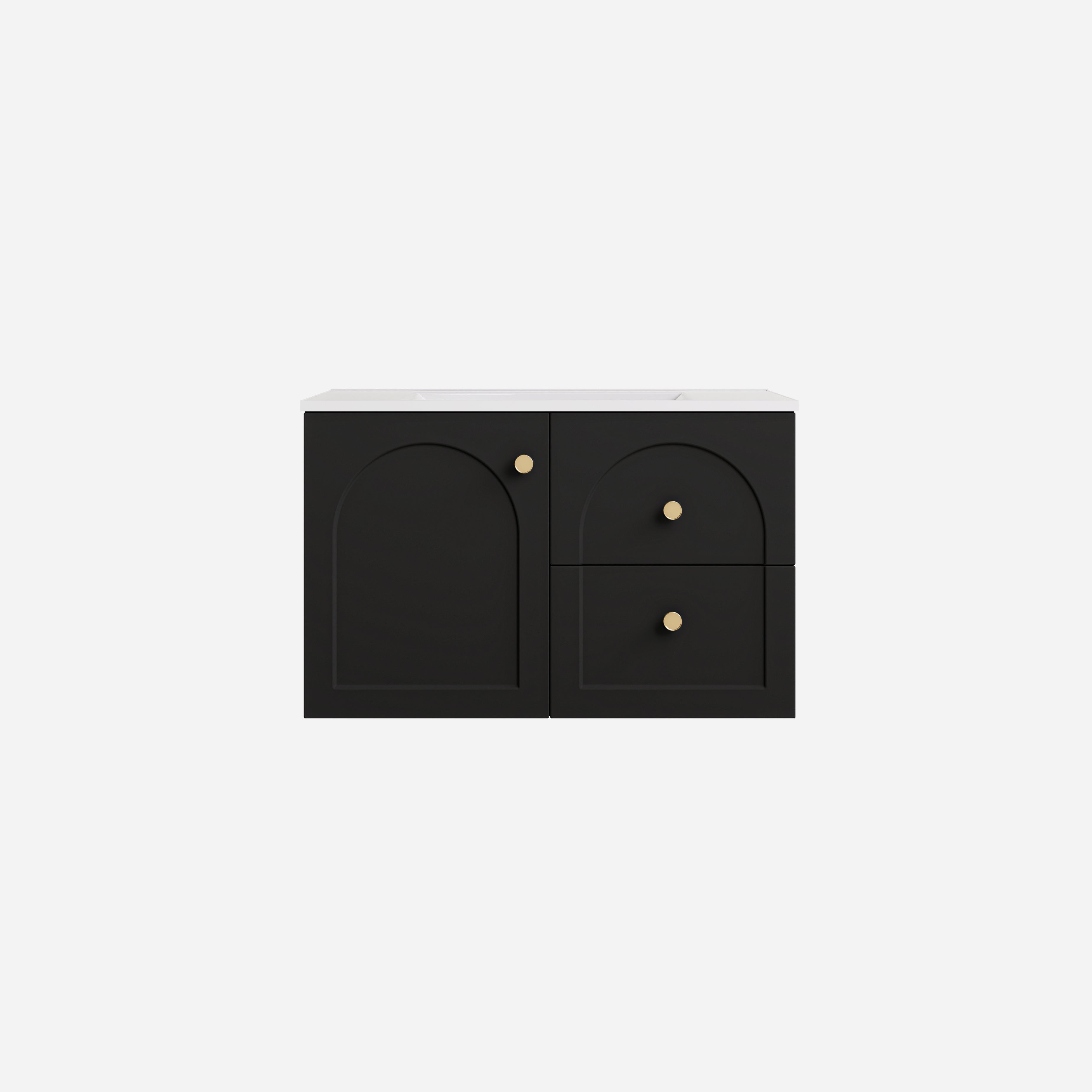 Lukka Chester 750mm Wall Hung Right-Hand Drawers Vanity Cabinet