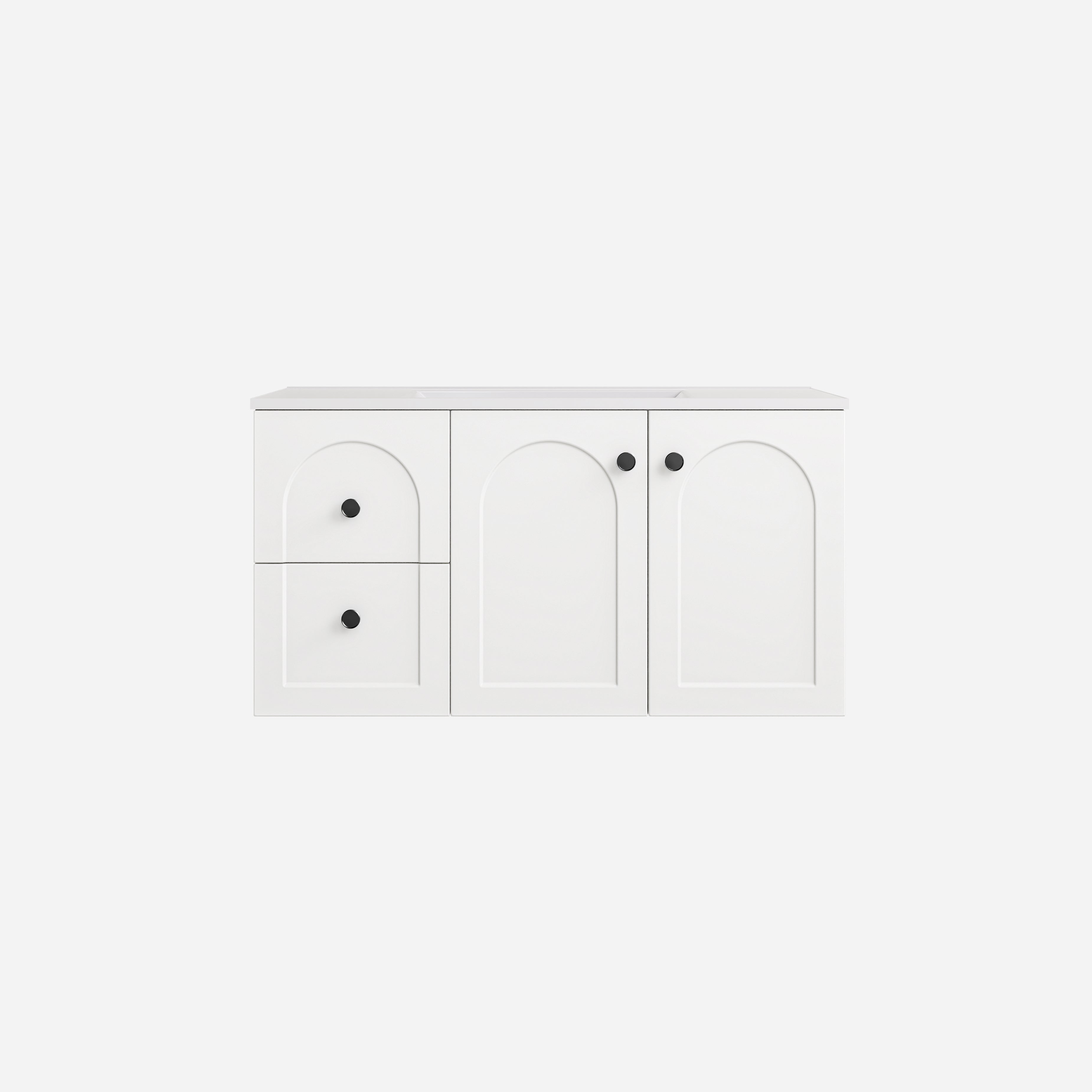 Lukka Chester 900mm Wall Hung Left-Hand Drawers Vanity Cabinet