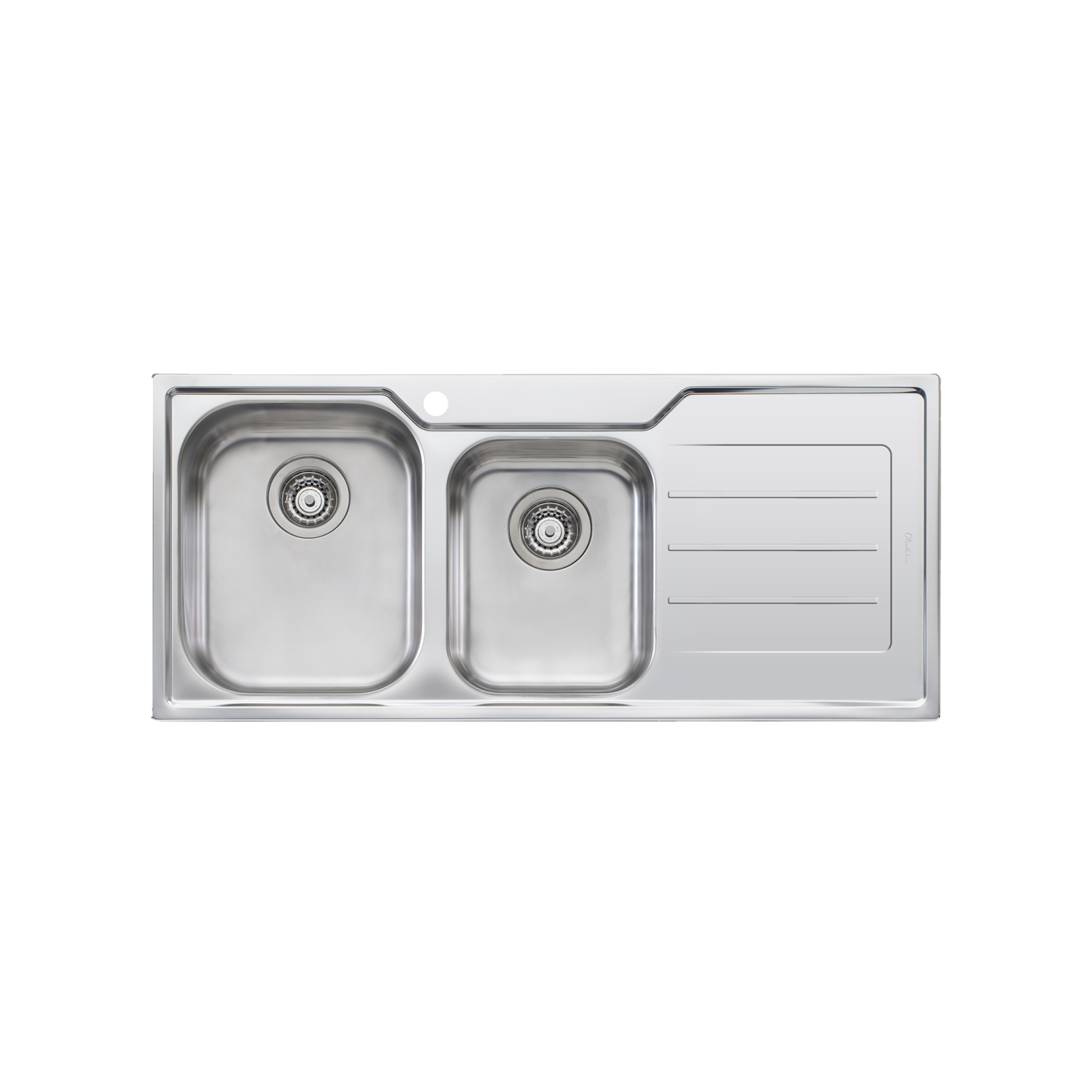 Oliveri Flinders 1 3/4 Left Hand Bowl Sink with Drainer FL111