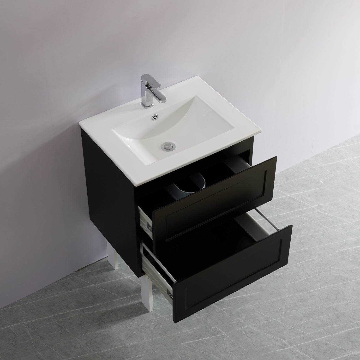 Fremantle 600mm PVC Wall Hung Matte Black