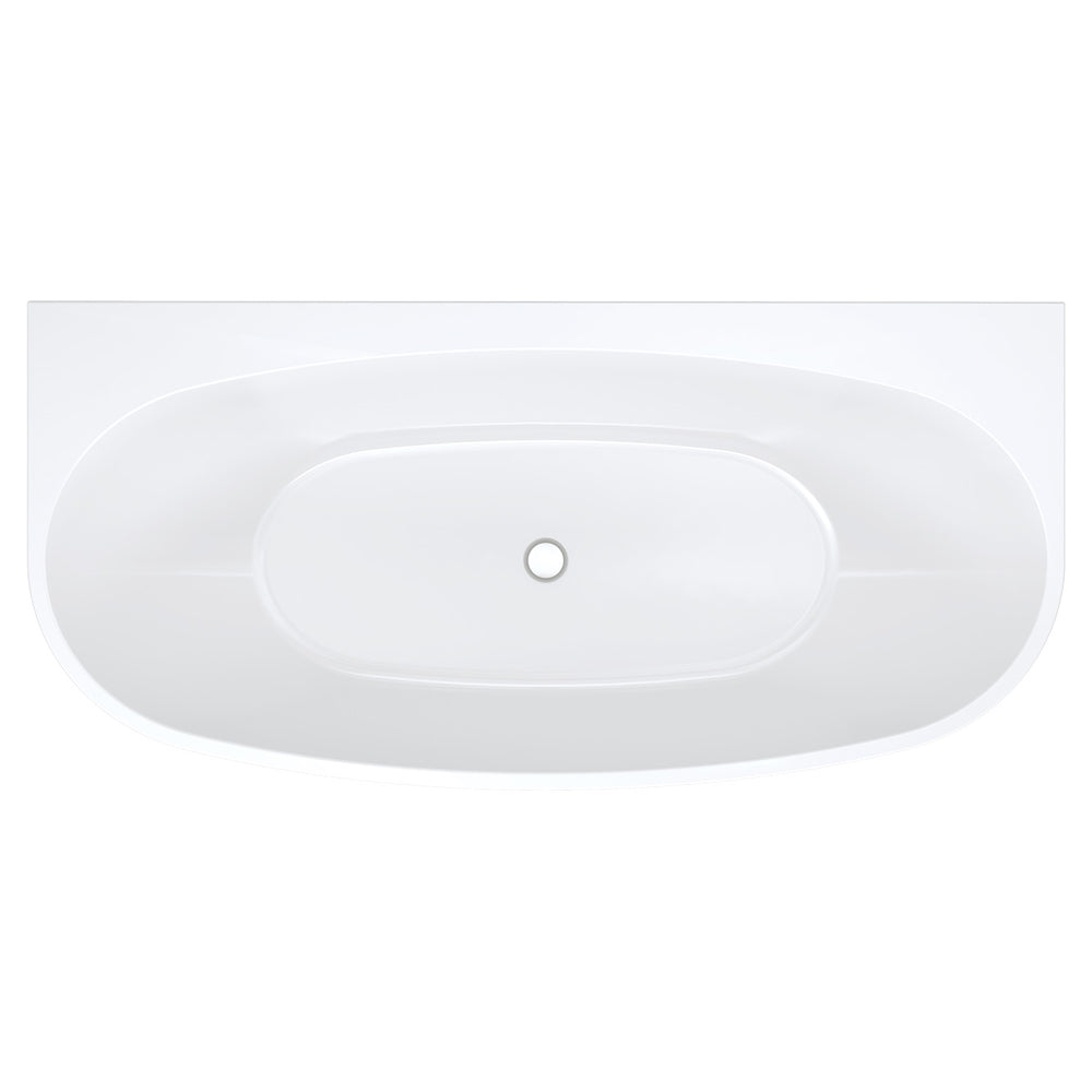 Fienza 1700mm Back to Wall Freestanding Bath Tub FR65-1700