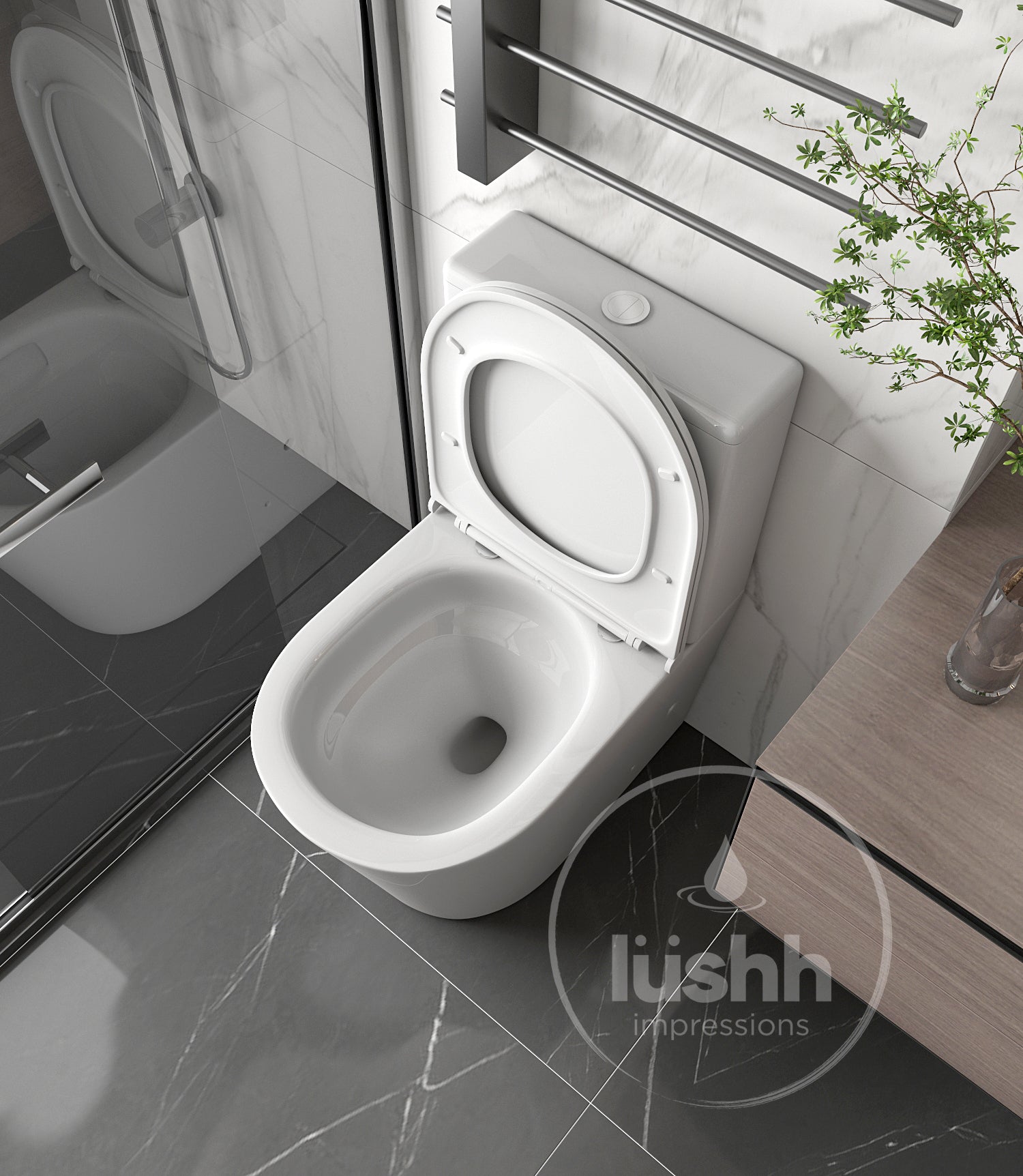 Lushh Azalea Back To Wall Toilet Suite LS-AZ-BTW-88
