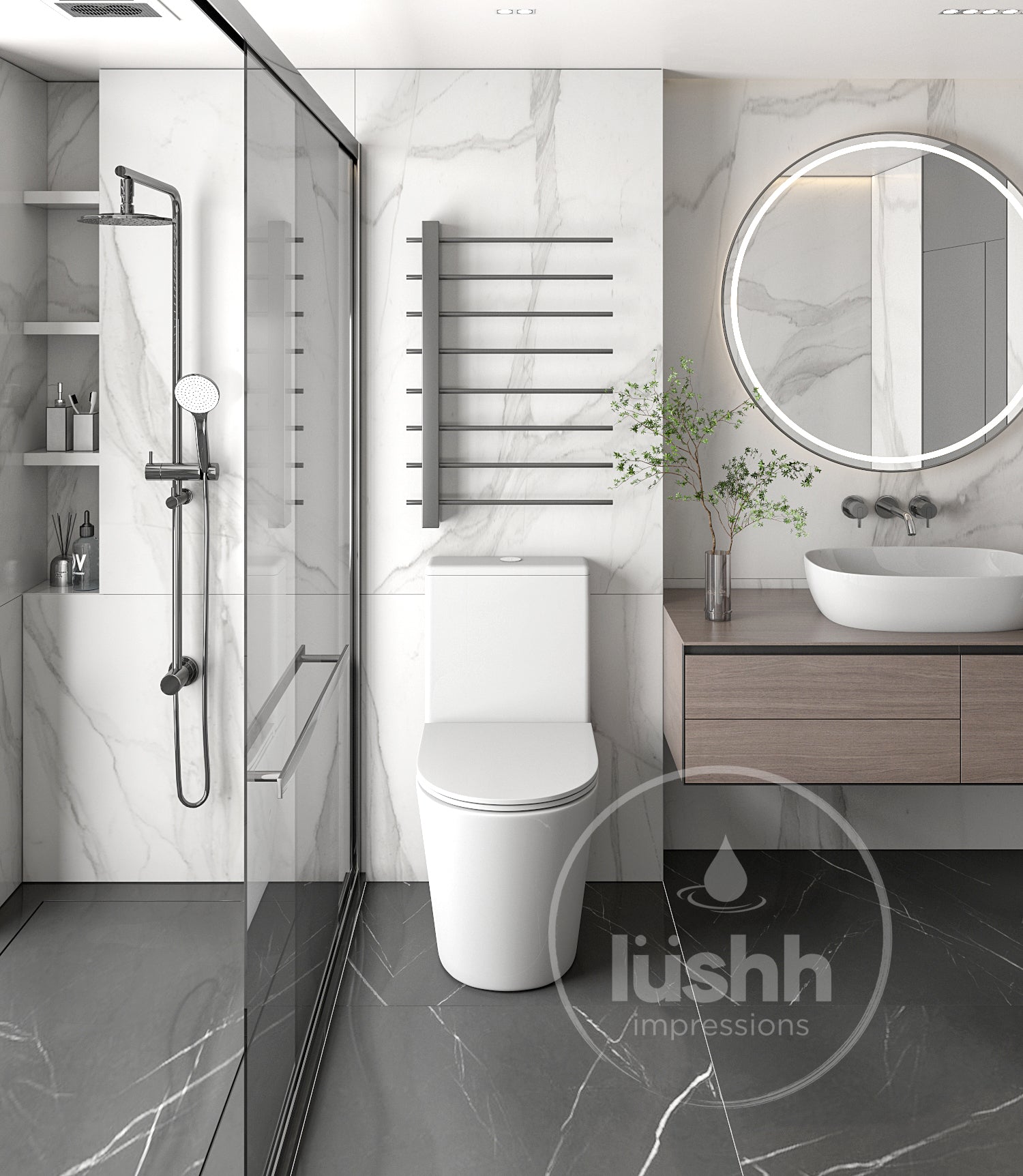 Lushh Frangi Back To Wall Toilet Suite LS-FR-BTW-88
