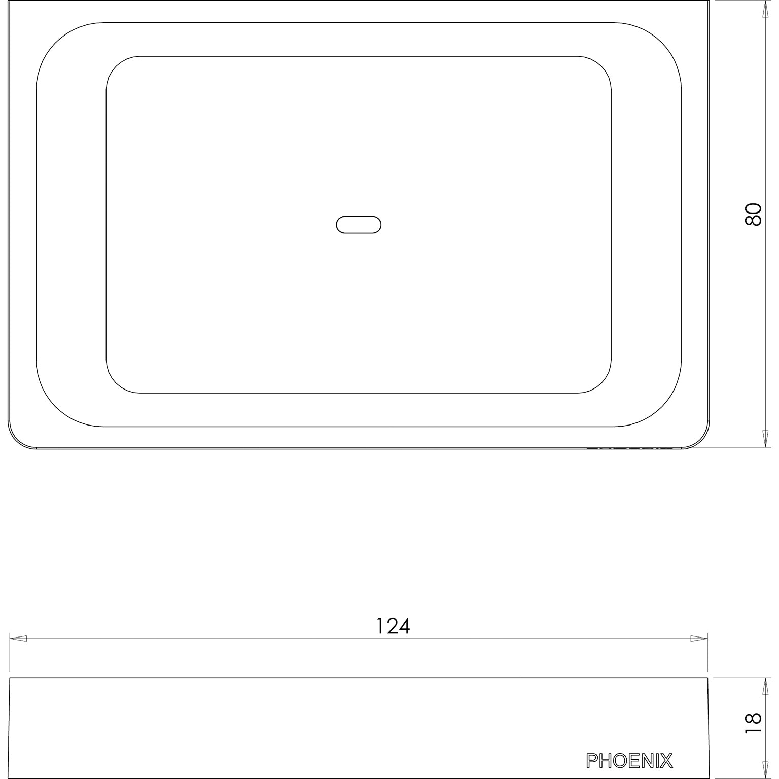 Phoenix Gloss Soap Dish GS895