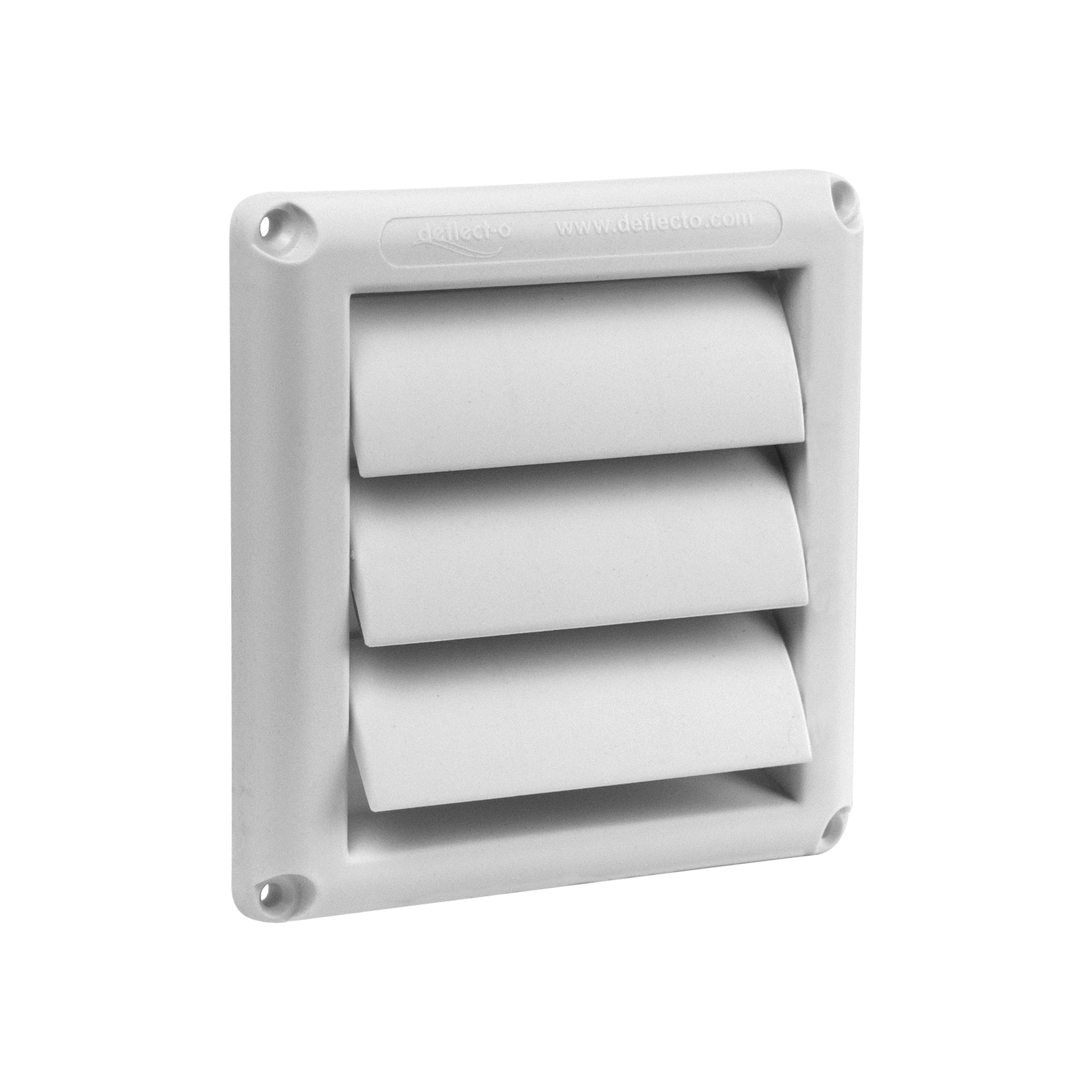 Deflector Gravity Louvre Wall Vent Plastic