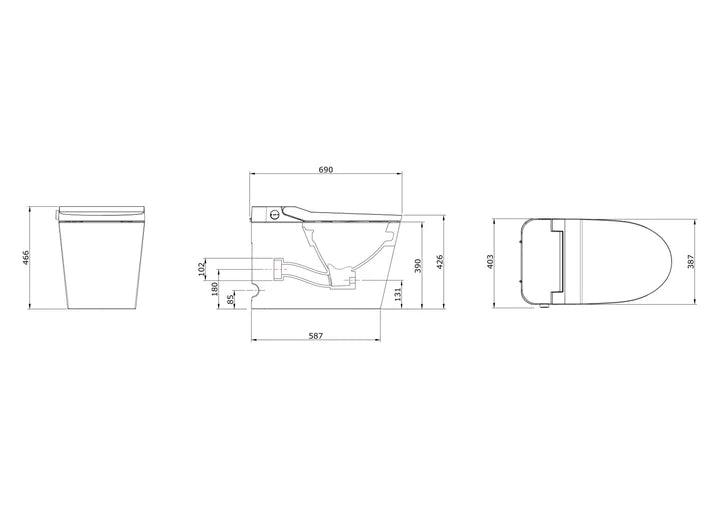 Mercio Kyoto Intelligent Toilet - KYP