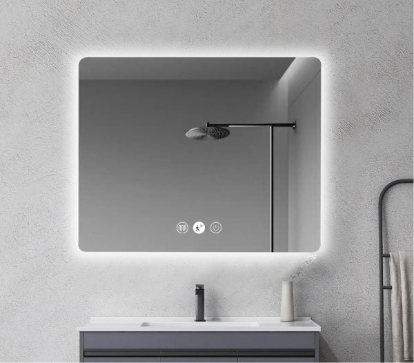 Mercio 900mm LED Rectangular Mirror LED-7590-SQ