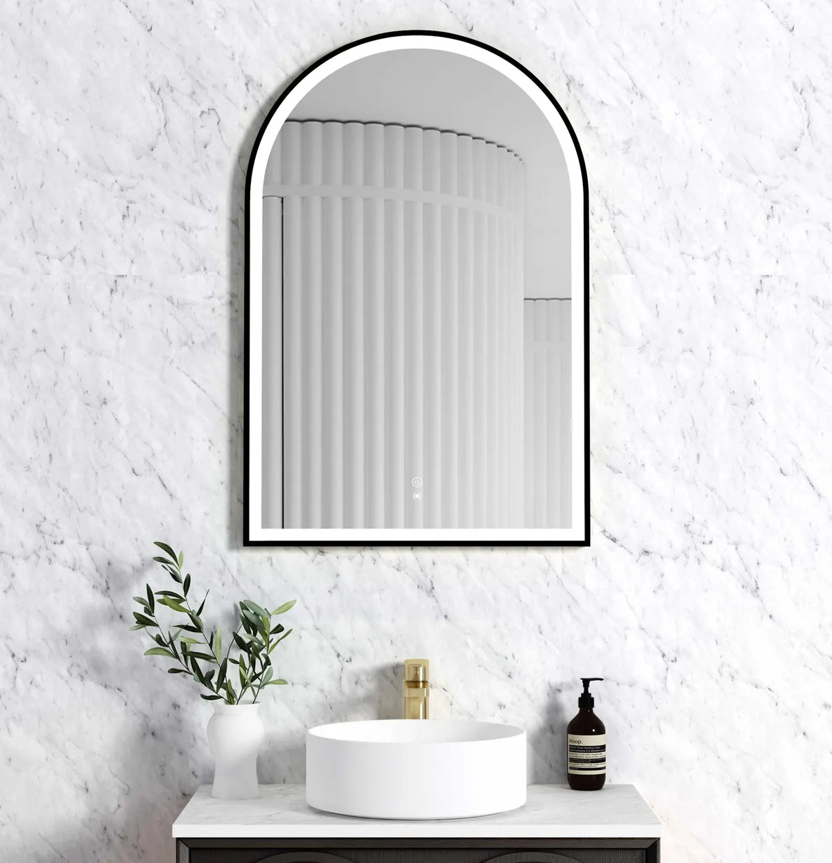 Otti 600mm Archie Framed LED Mirror LED-AR9060