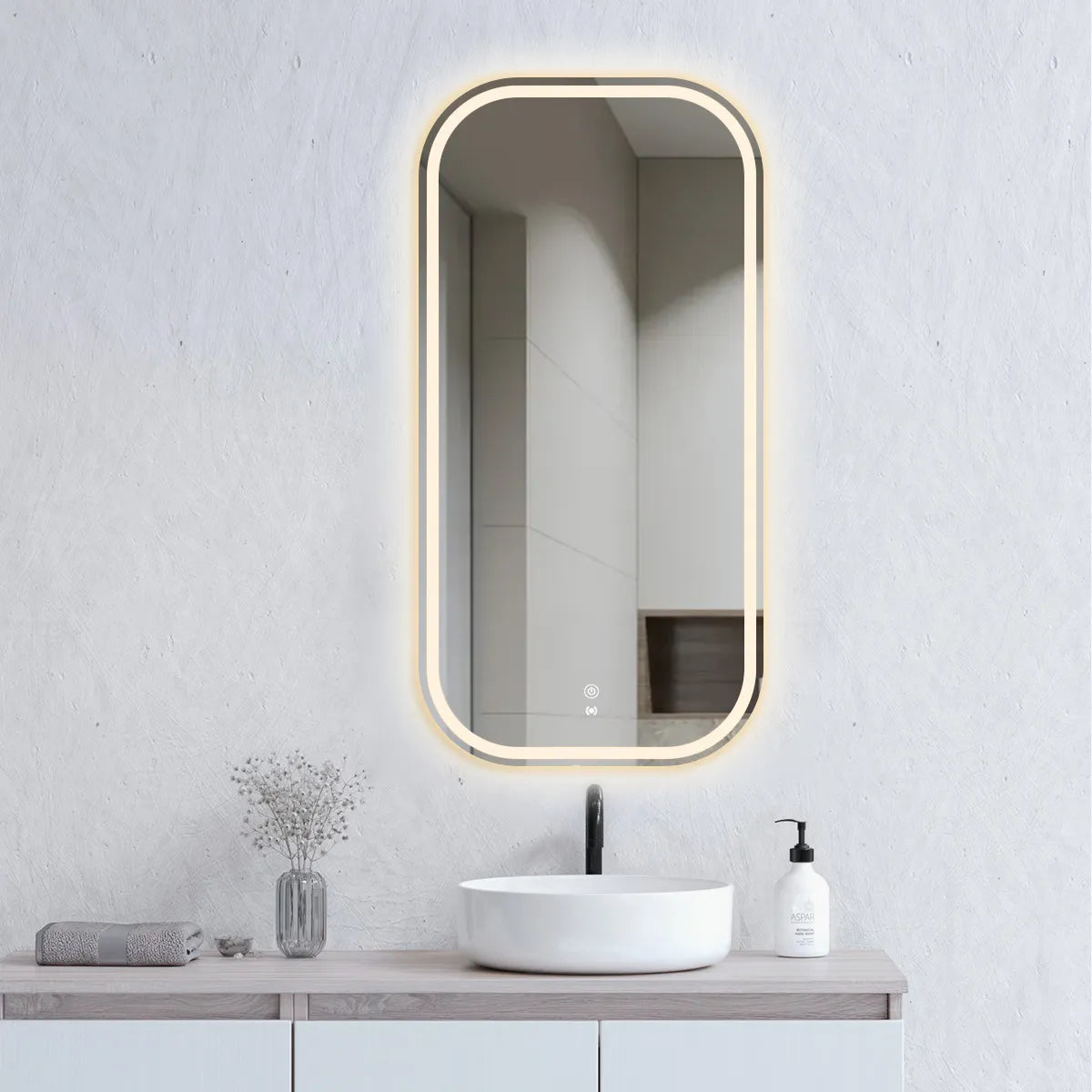 Otti Newport 900x450mm LED Mirror LED-SQ9045