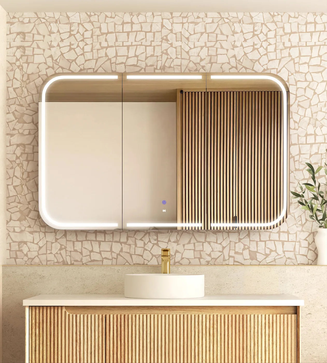 Otti LED Newport Shaving Cabinet - Premium Edition LED-SSQ1275-VP