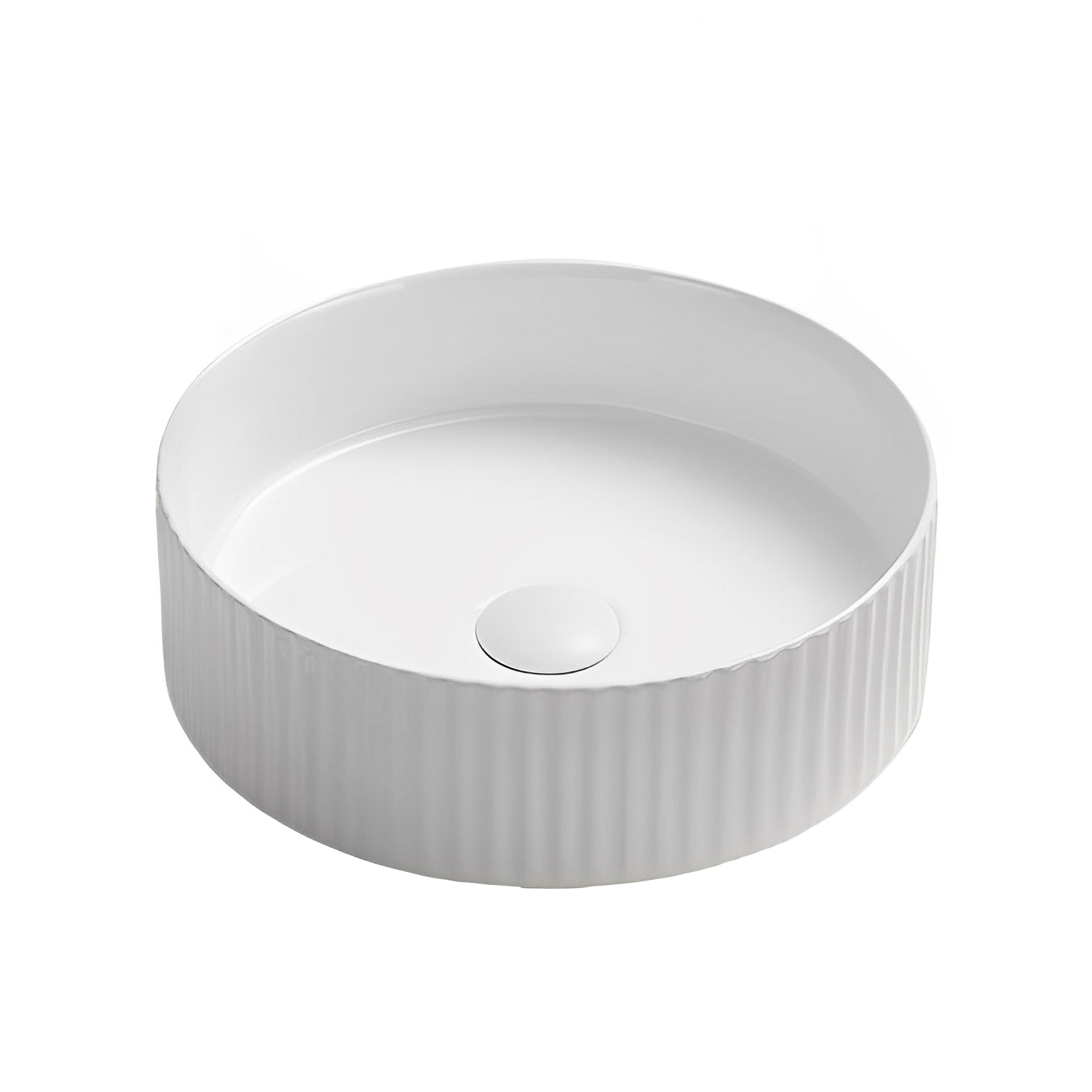 Lukka Olley Ø400mm Fluted Art Basin