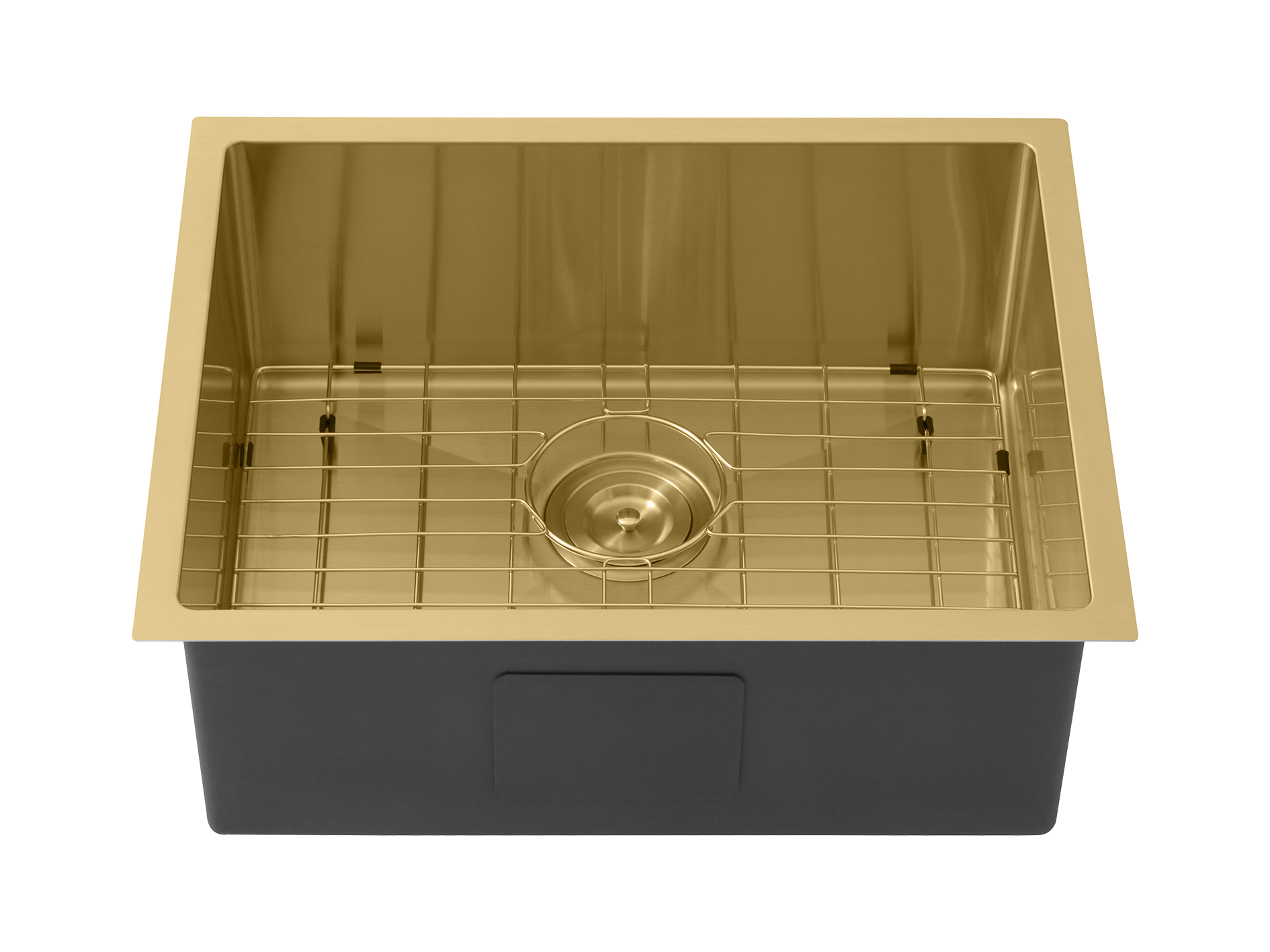 Lukka Kliff 540mm Stainless Steel Sink Brushed Gold