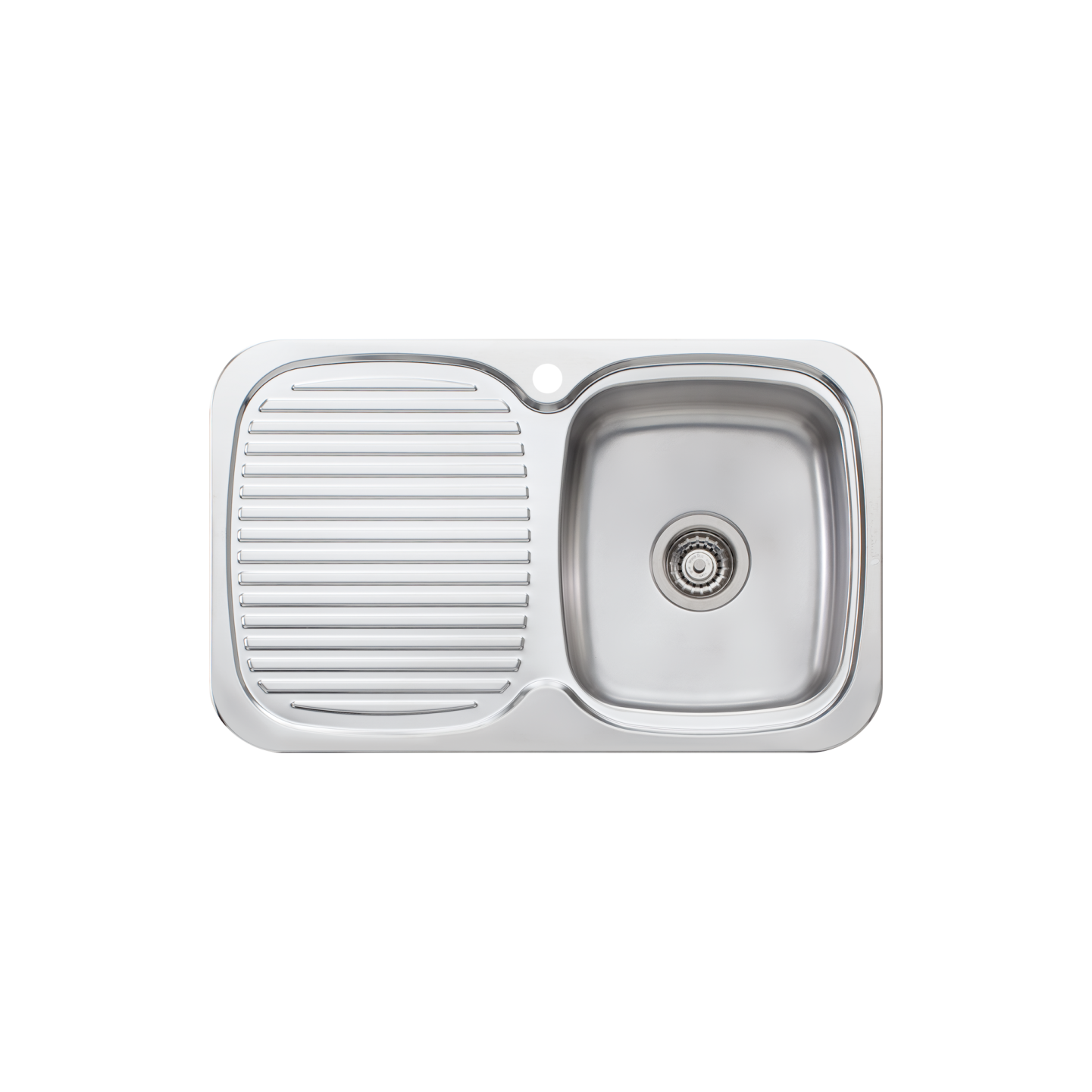 Oliveri Lakeland Single Right Hand Bowl Sink with Drainer LL117