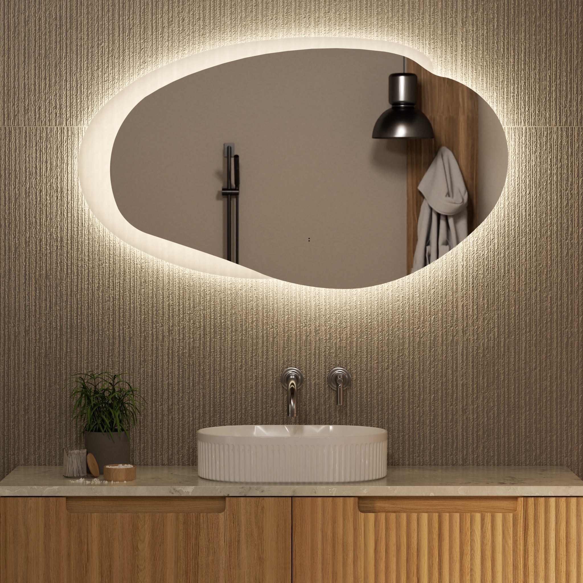 Aulic Evanston 1100/1300mm LED Mirror