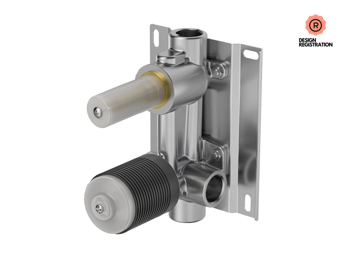 Lushh Premium Universal 35mm Wall Diverter Mixer Body with Back Plate LS-304PP