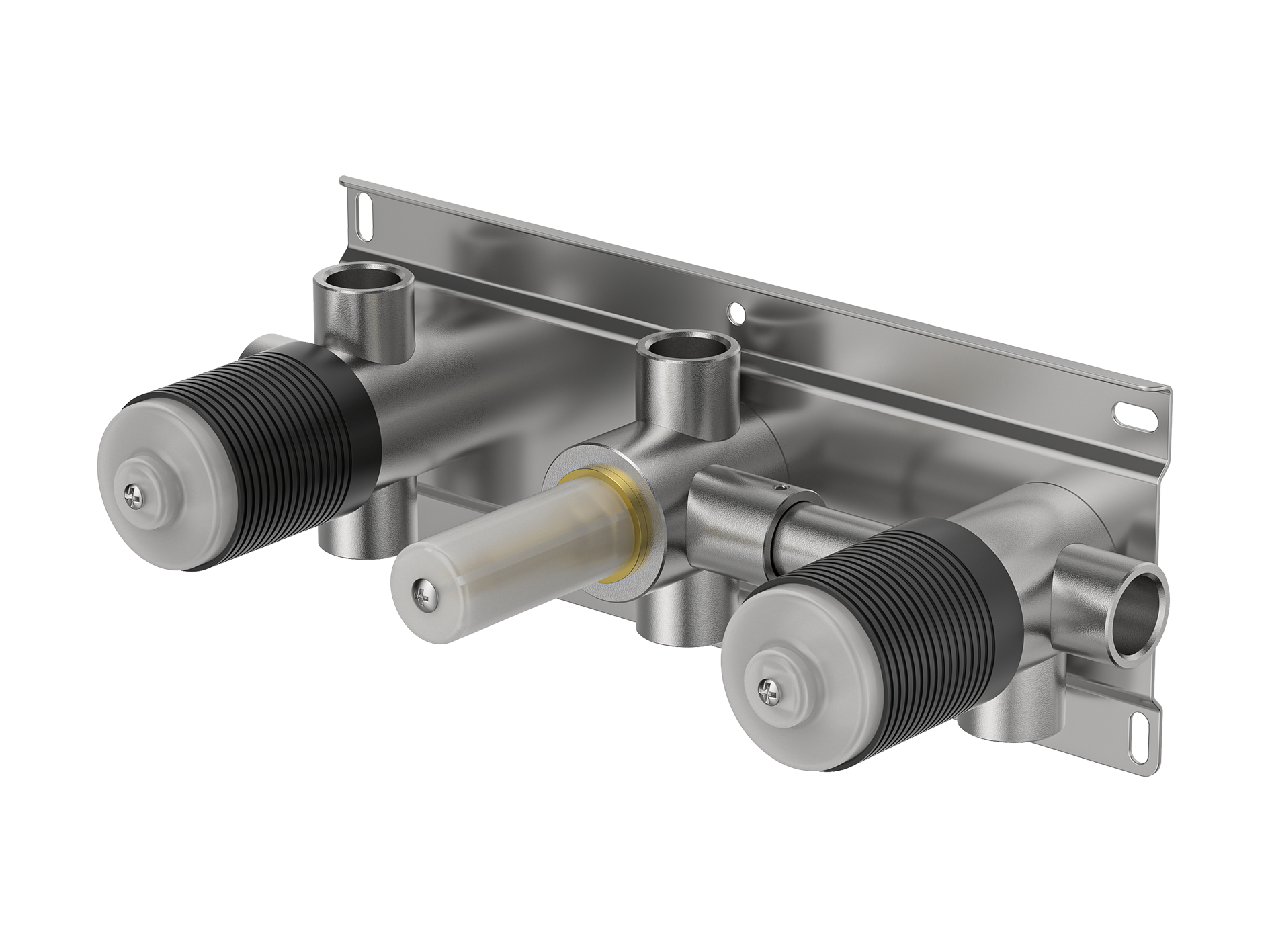 Maple Twin Shower / Bath Mixer with Centre Diverter LS-MP-308