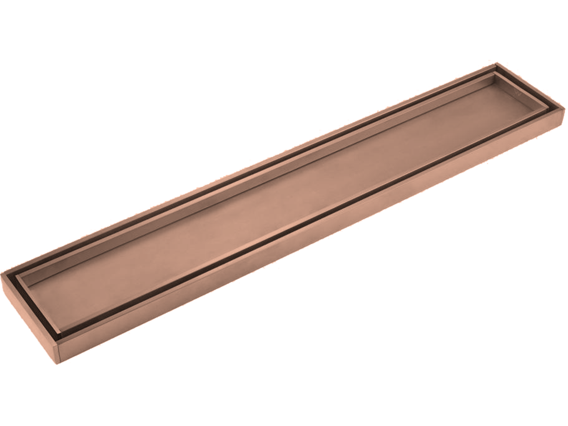 Lushh Custom SS316 Tile Insert Linear Floor Grate VII LS-316CUSTOM-V2