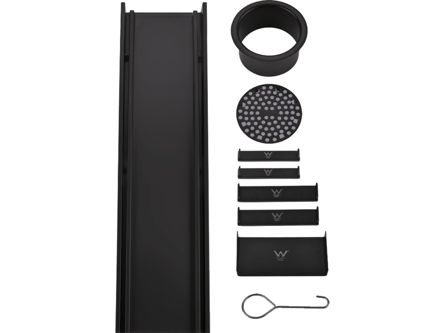 Lushh Custom SS316 Tile Insert Linear Floor Grate VII LS-316CUSTOM-V2