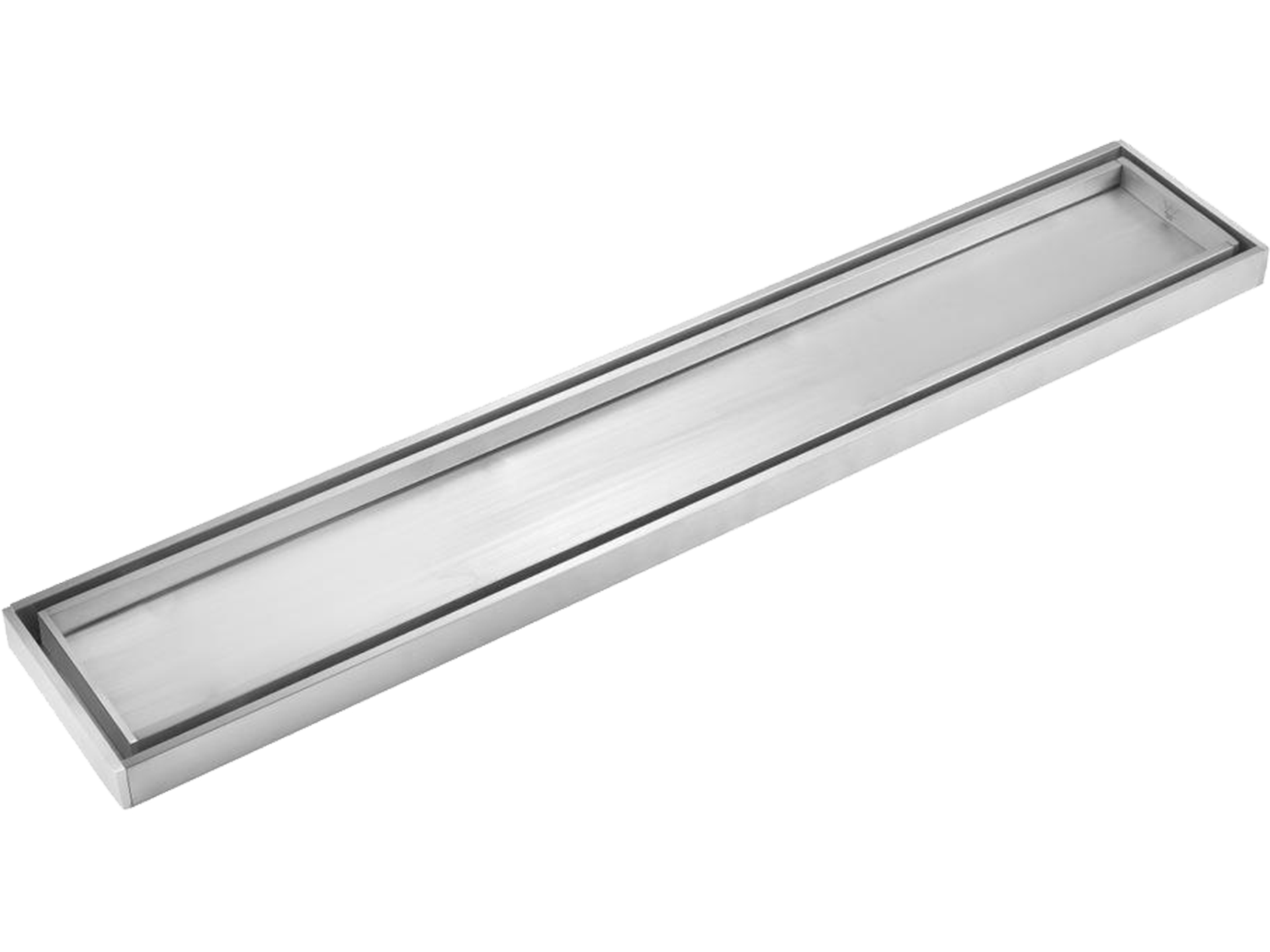 Lushh Custom SS316 Tile Insert Linear Floor Grate VII LS-316CUSTOM-V2