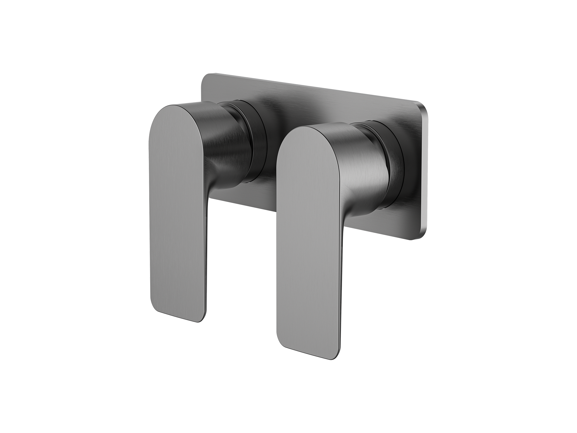 Lushh Ash Twin Shower/Bath Mixer Square Plate LS-AH-333S