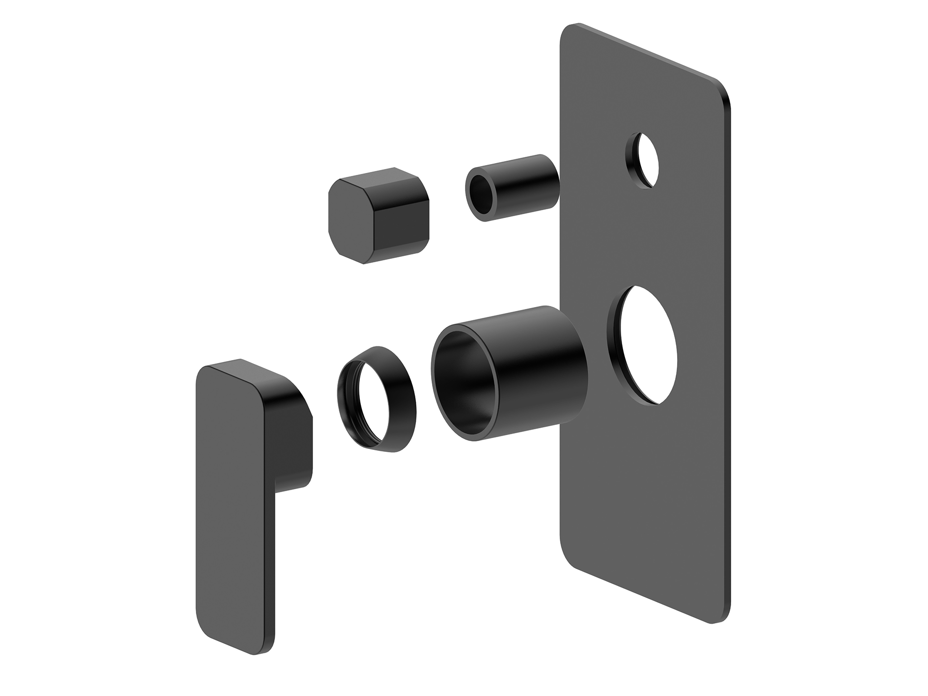 Lushh Aspen Wall Shower/Bath Diverter Mixer LS-AP-304