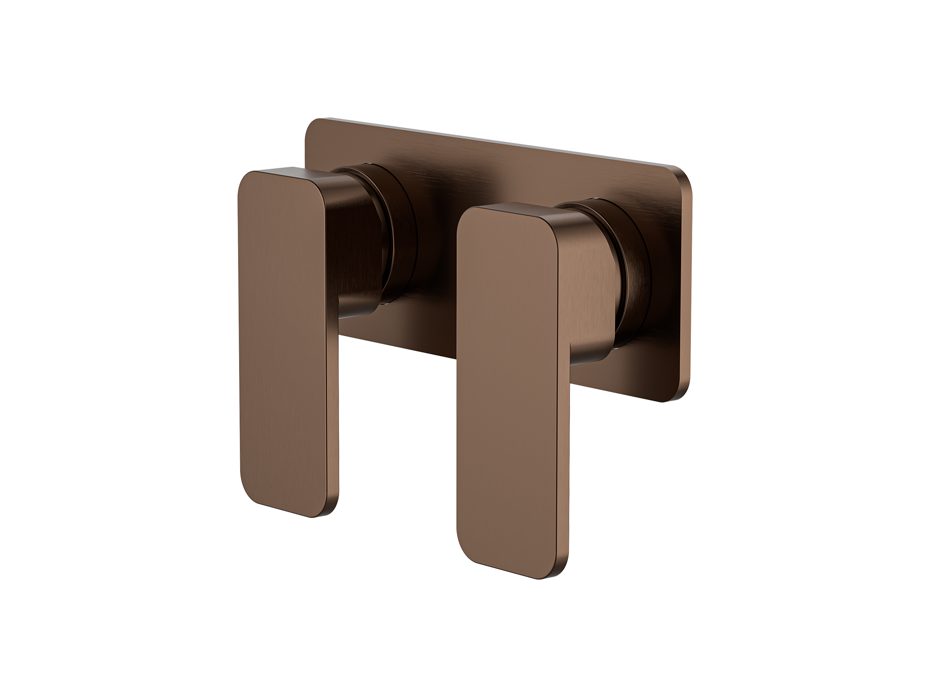 Lushh Aspen Twin Shower/Bath Mixer Square Plate LS-AP-333S