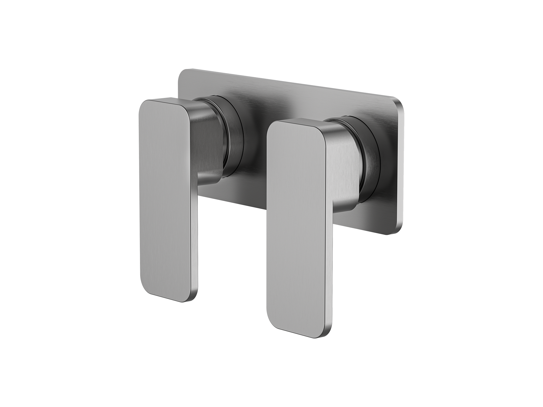 Lushh Aspen Twin Shower/Bath Mixer Square Plate LS-AP-333S