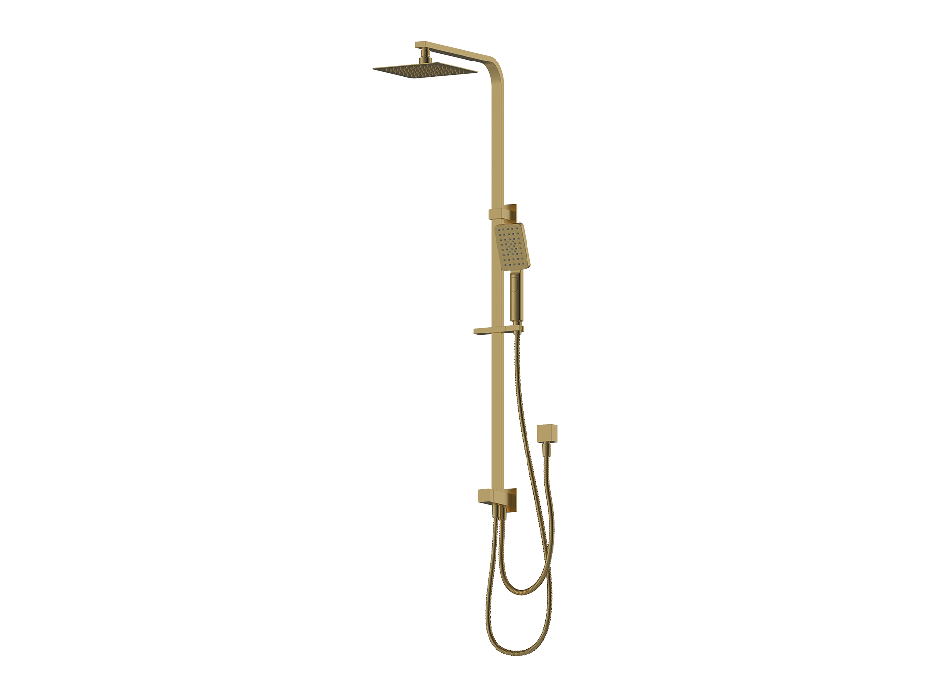 Lushh Aspen Square 2 Hose Twin Shower LS-AP-TSR2H