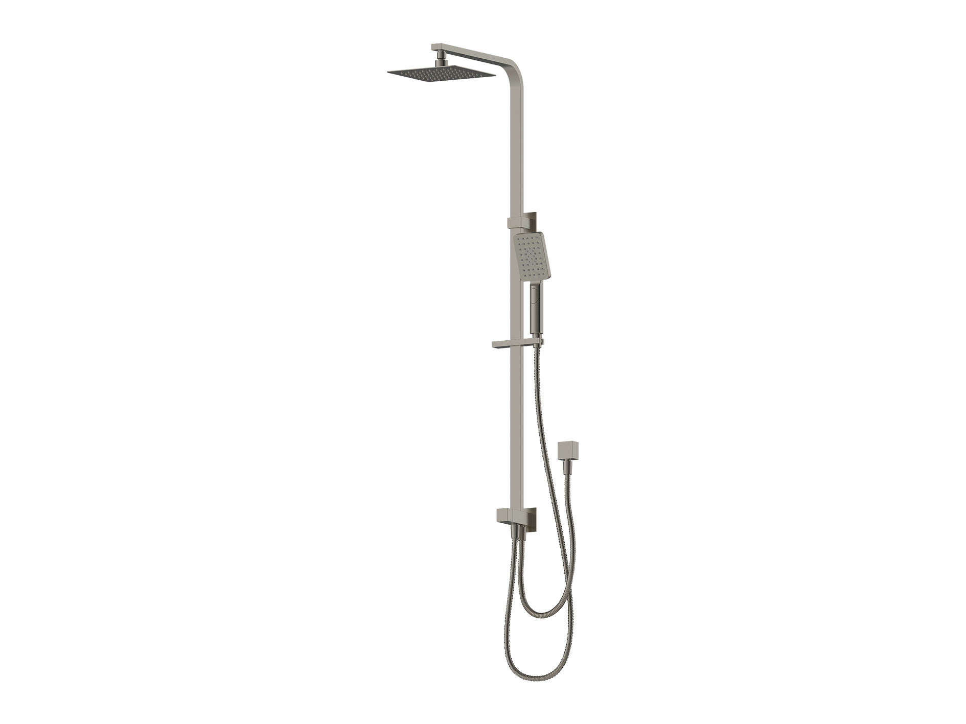 Lushh Aspen Square 2 Hose Twin Shower LS-AP-TSR2H