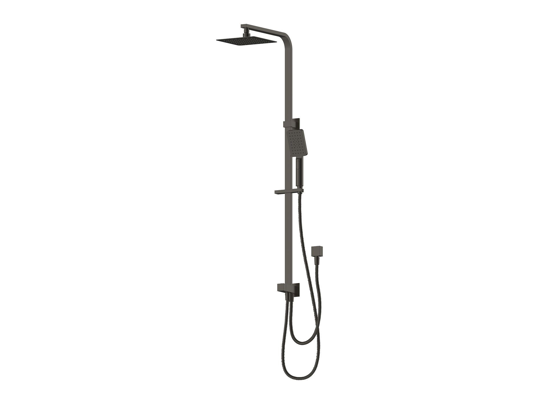 Lushh Aspen Square 2 Hose Twin Shower LS-AP-TSR2H