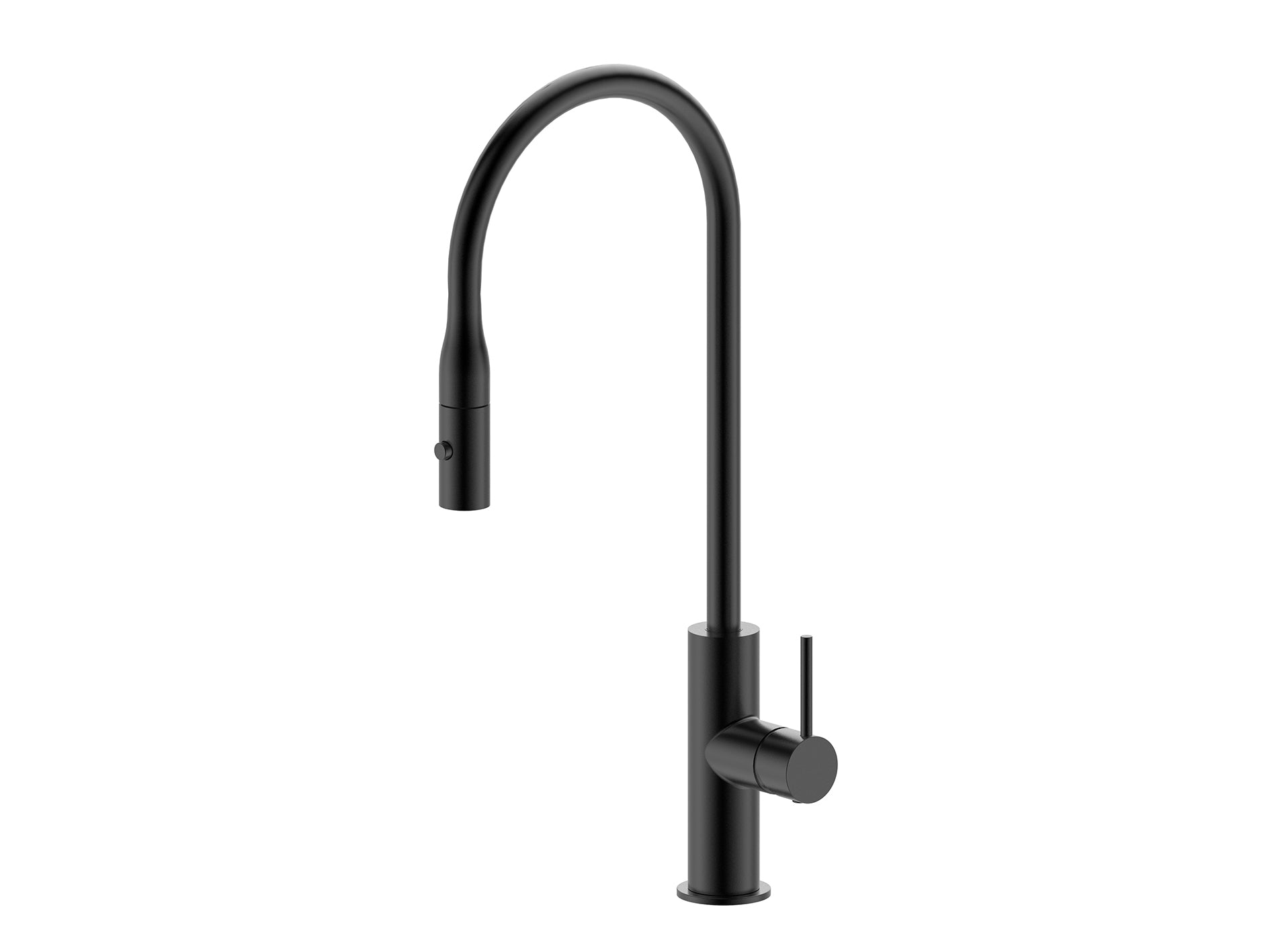 Lushh Bluebell Gooseneck Pullout Sink Mixer with Vegie Spray LS-BB-POSMV