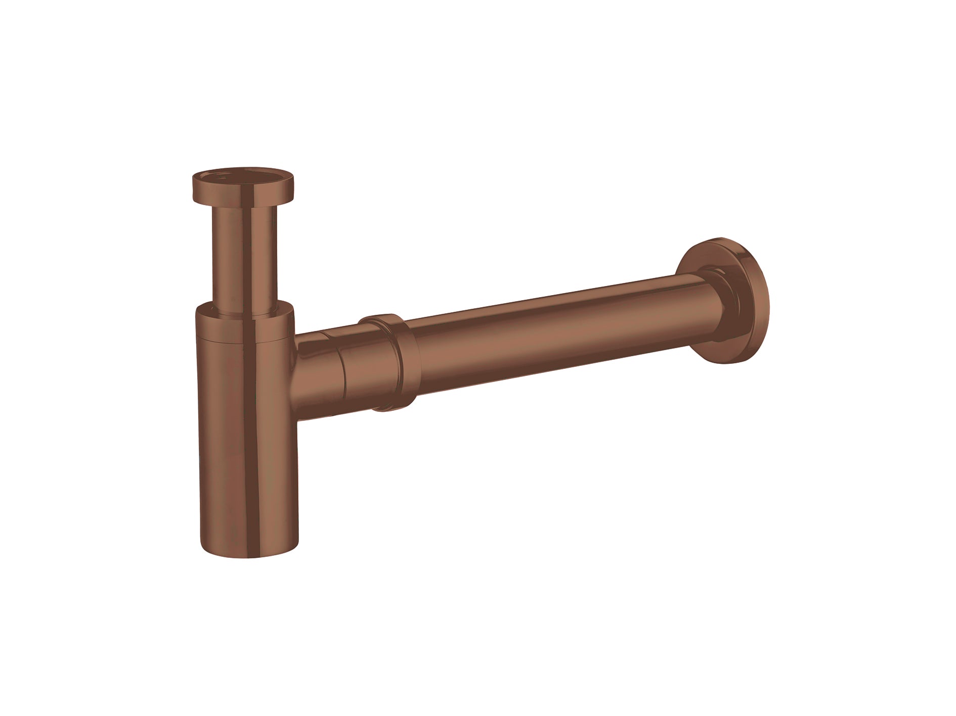 Lushh 40mm Bottle Trap Brushed Copper LS-BT-BC