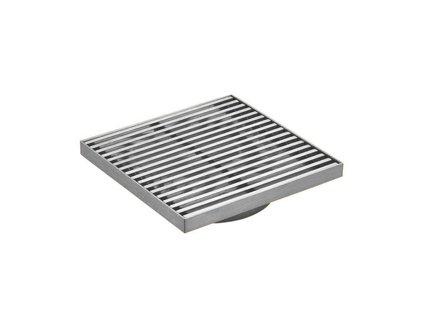 Lushh 115 x 115mm Stainless Steel Wedge Wire Floor Grate