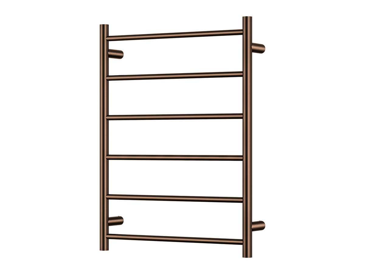 Lushh 600 x 800mm 6 Bar Round Heated Towel Ladder LS-LHTR-68