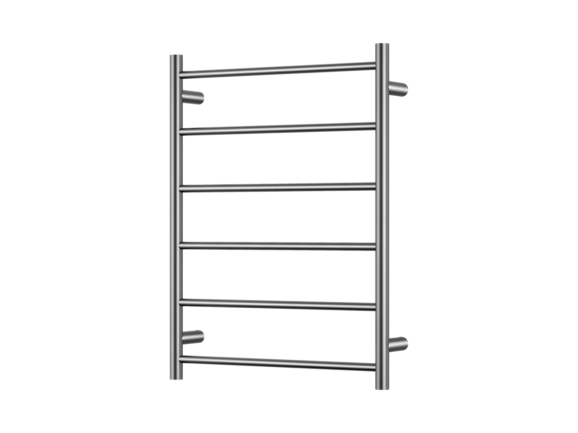 Lushh 600 x 800mm 6 Bar Round Heated Towel Ladder LS-LHTR-68