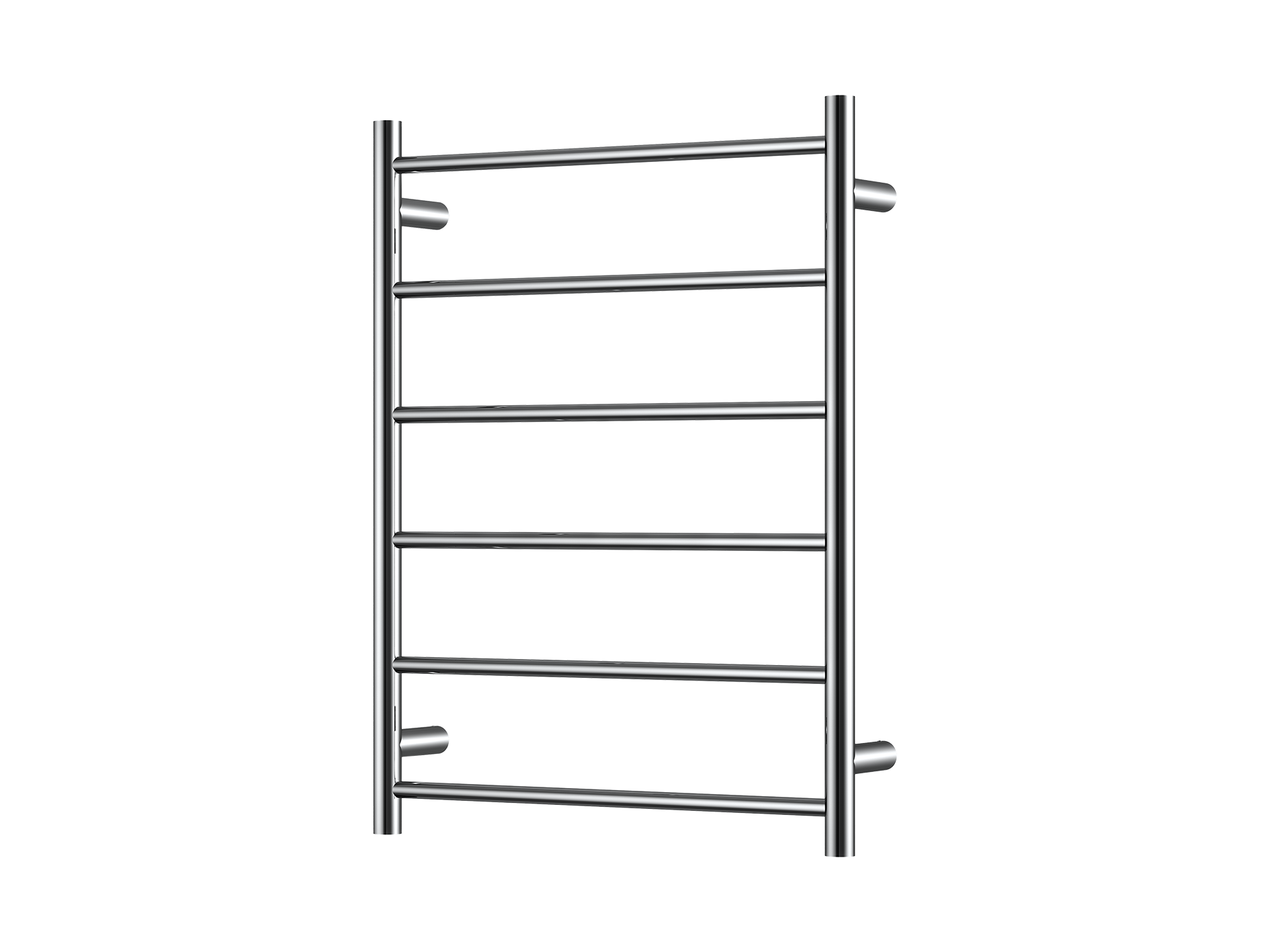 Lushh 600 x 800mm 6 Bar Round Heated Towel Ladder LS-LHTR-68