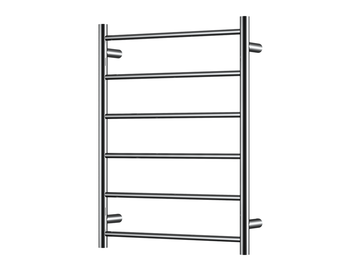 Lushh 600 x 800mm 6 Bar Round Heated Towel Ladder LS-LHTR-68